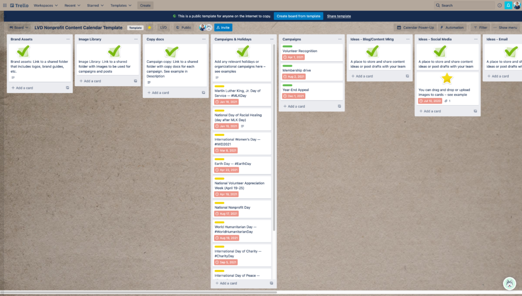 Project Management for Nonprofits: 4 Ways to Use Trello - The Storytelling  Non-Profit