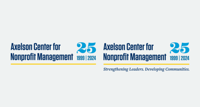 Axelson Center 25th Anniversary Logo